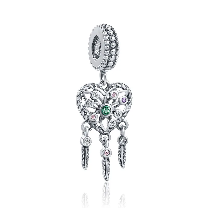 Новинка подвеска Ловец снов в виде чайника и ангела сделай сам изящные бусины