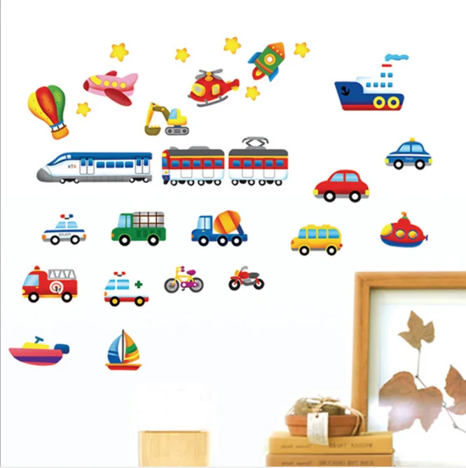 Мультяшные наклейки на стену для детской комнаты|Наклейки стену| |