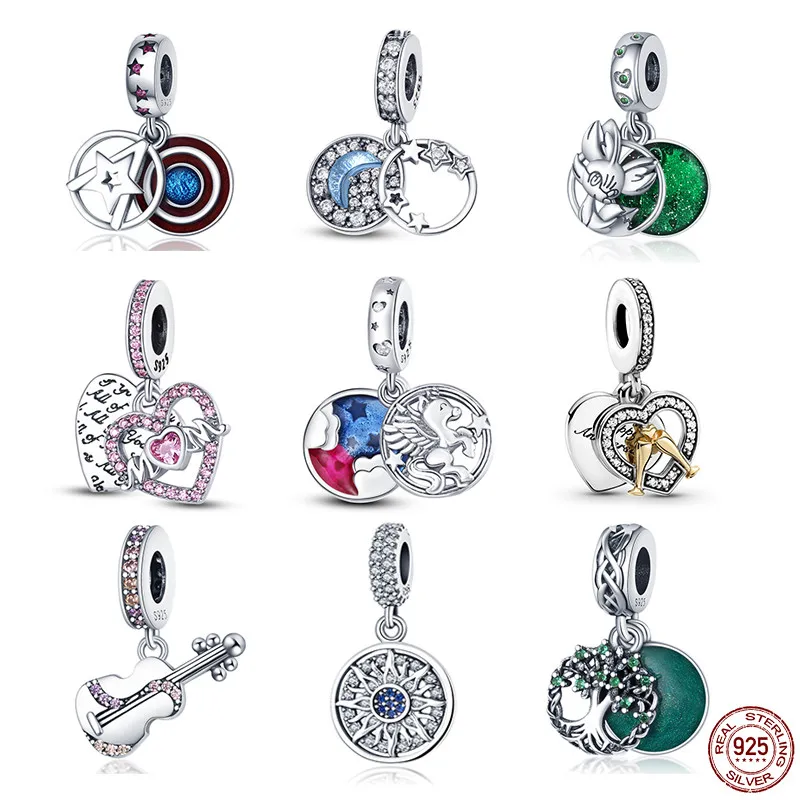 

Бусины из серебра 925 пробы для браслета Pandora