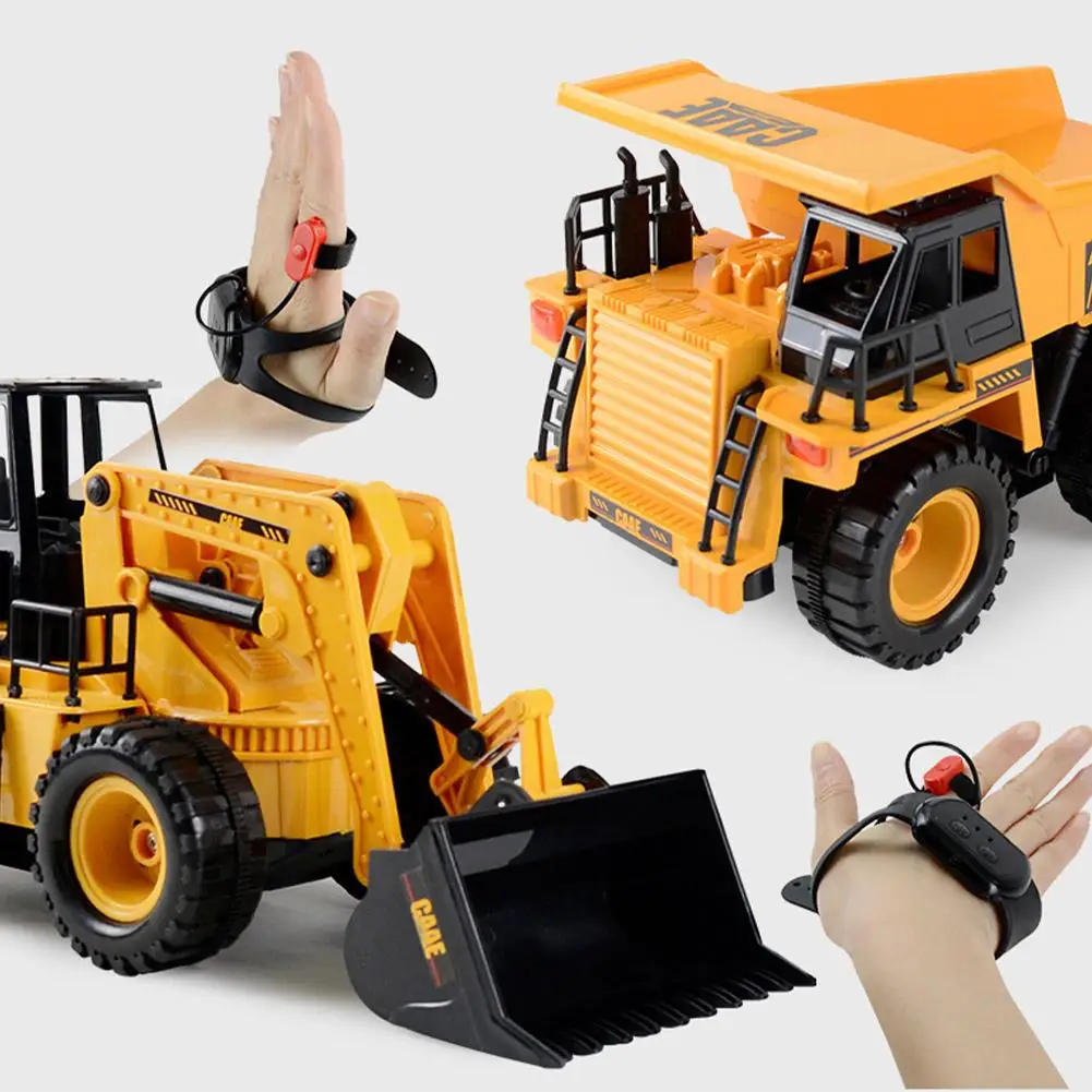 1:24 1/24 Rc Engineering Van Car Machine On Control for Radio-controlled Wireless Watch Toys Boys | Игрушки и хобби