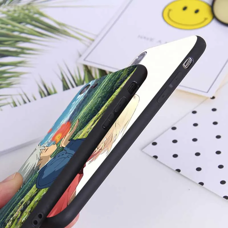 Phone Case For iPhone 11 Pro Max 2019 Soft silicone Cover Howls Moving Castle |