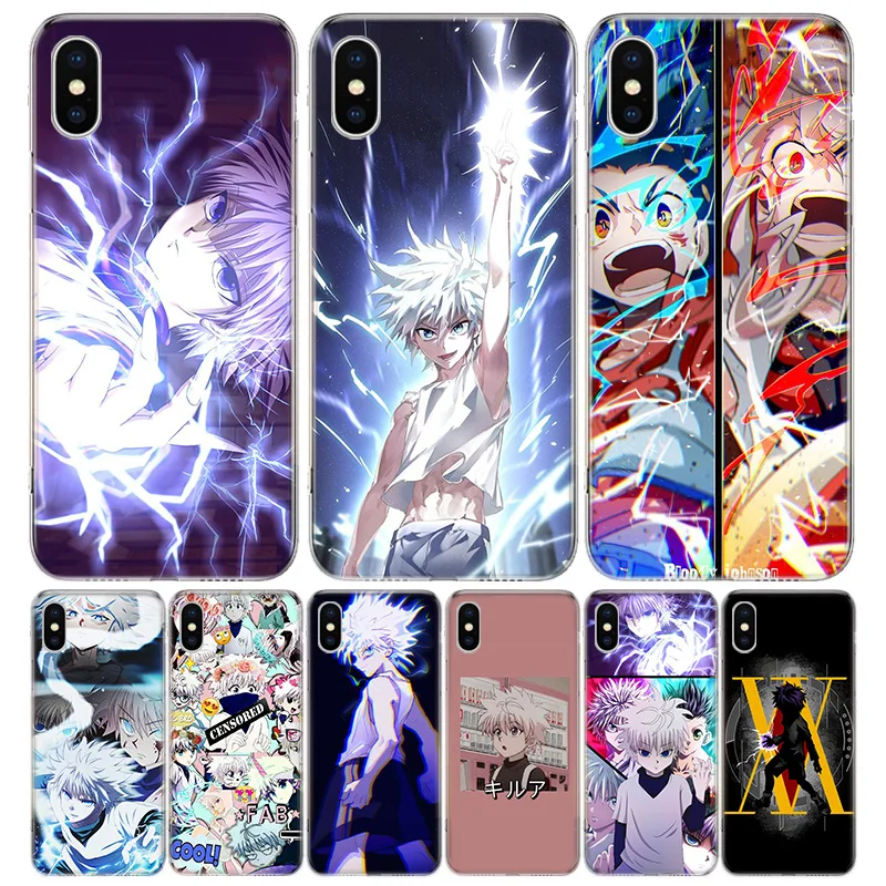 Чехол для телефона Hunter x Killua Zoldyck Iphone 11 12 Mini Pro 7 6X8 6S Plus XS MAX + XR 5S SE 10 9 Art TPU Coque C|Бамперы|