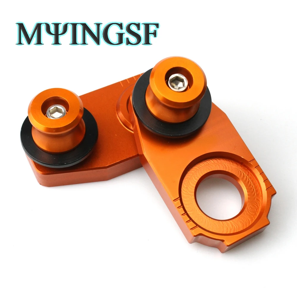 

Motorcycle Chain Adjuster Regulator Sliders For EXC EXCF/G 525 520 500 450 400 350 380 300 250 200 125 2000Rear Wheel Protector