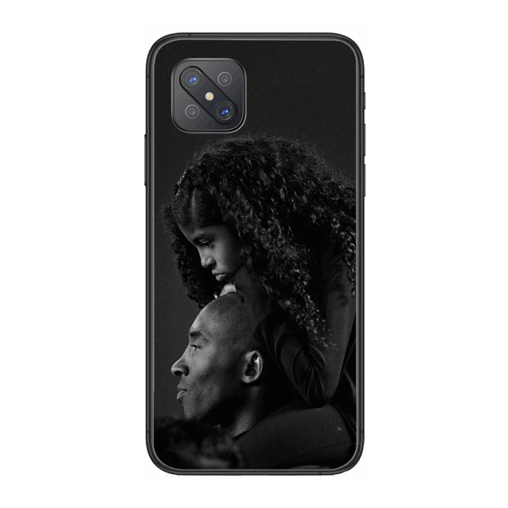 

Jersey number 24 basketball Fashion Phone Case cover For OPPO A91 9 83 79 92s 5 F9 A7X Reno2 Realme6pro 5 black tpu cell c