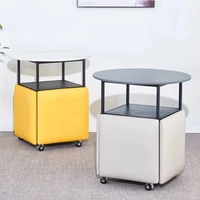 cube combination stool table 4 in 1 storage stool living room coffee table sofa ottoman nordic space saving furniture for home