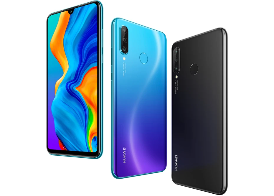 Huawei P30 Lite глобальная версия MAR-LX1 4/6 ГБ 128 мобильный телефон с двумя sim-картами Kirin 710 Octa Core 6,15 дюйма Android с функцией отпечатка пальца ID