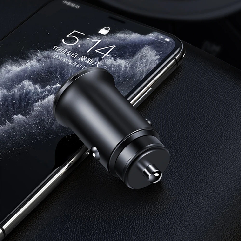 

1PCS For Infiniti FX35 Q50 Q30 ESQ QX50 QX60 QX70 EX JX35 G35 G37 Car Chargers 2 Ports Fast Charging Dual USB Car-charger Adapte