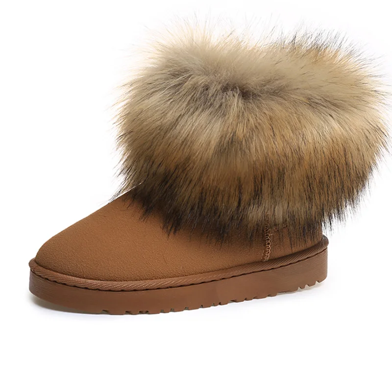 Зимние Брендовые женские ботильоны без шнуровки в стиле ретро на плоской подошве