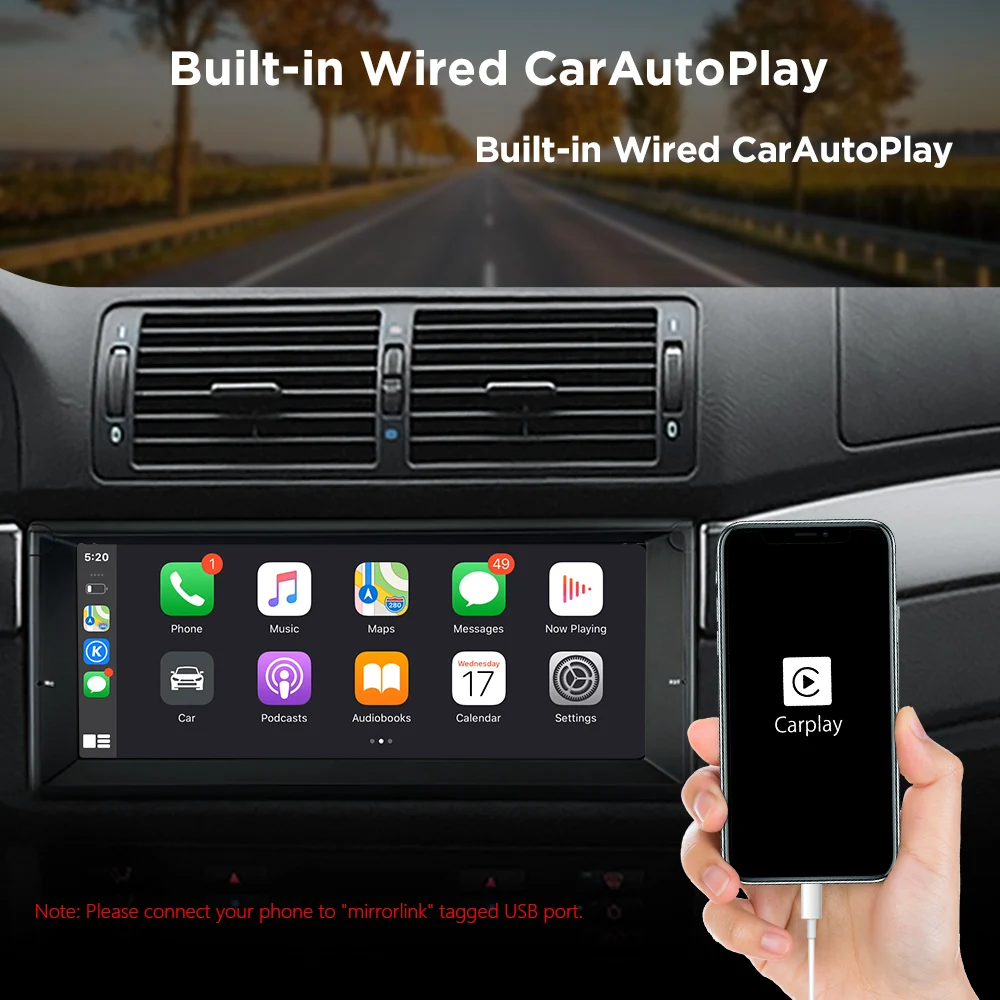 Автомобильный стереопроигрыватель XTRONS 10 25 дюйма Android GPS-навигация для BMW E39 M5 1999-2003