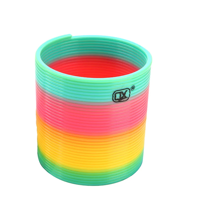 Пластиковые пружинные детские игрушки Радужный круг Детские интеллектуальные