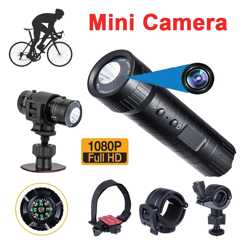 

1080P мини-камера Видео Аудио DV/DVR записывающее устройство Micro Cam Мотоцикл Велосипед Спорт экшн-видеокамера со скрытой TF-картой