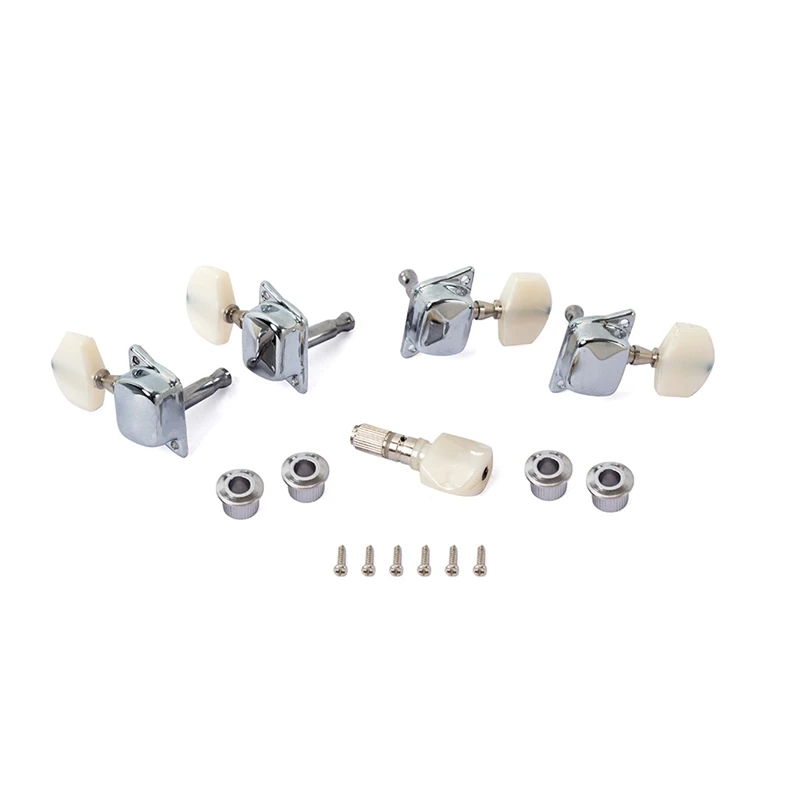 Полузакрытый головной тюнер для настройки кнопки Peg + втулка машины Banjo (упаковка