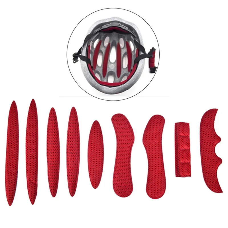 Подушечки для велосипедного шлема 1 комплект герметичная губка подкладка на