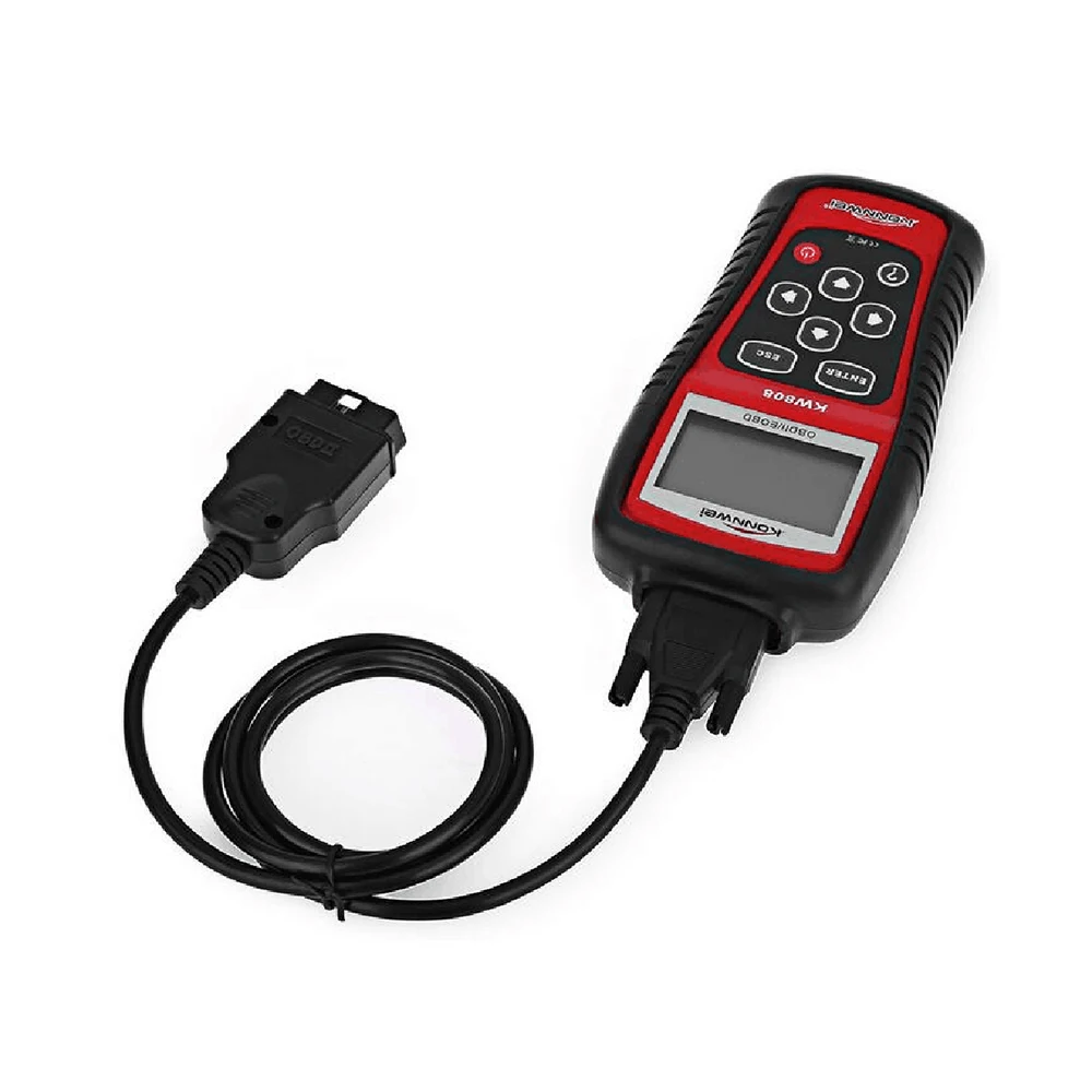 Многоязычный автомобильный диагностический сканер MaxiScan KW808 OBDII EOBD 12 В