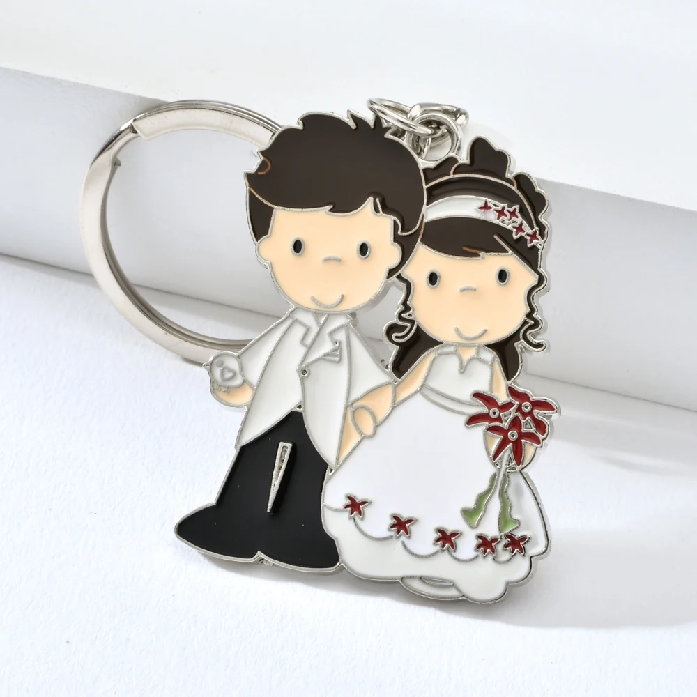 Металлический брелок с мультяшным рисунком для женщин и влюбленных | Украшения