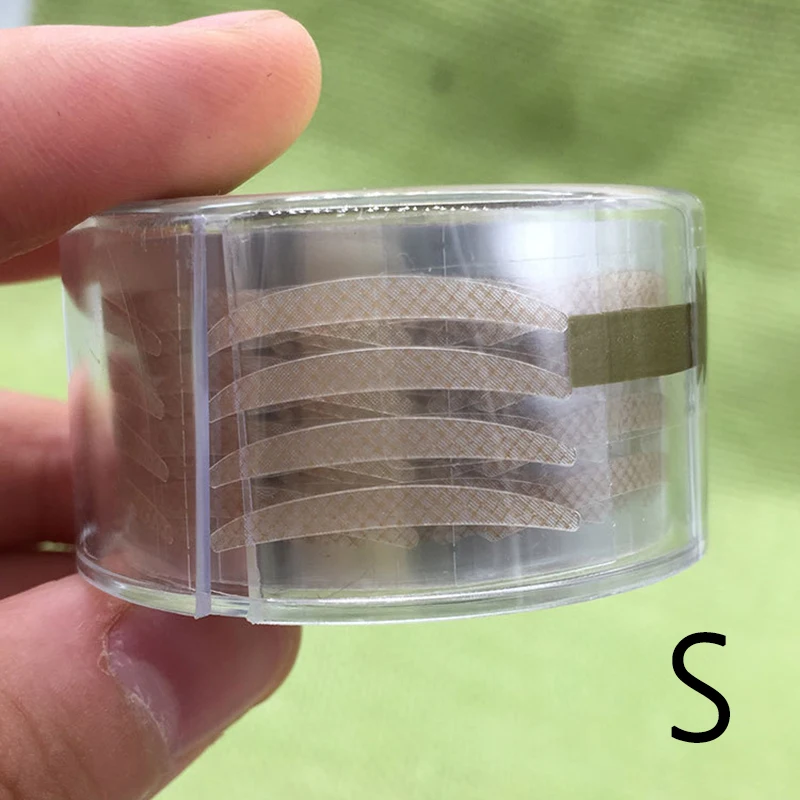 600 шт. больших глаз невидимых двойных веклевых наклеек для макияжа с прозрачной коричневой полоской в складку теневых инструментов