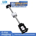 Шариковый винт RM 25 мм SFU2505, шариковый винт 200 мм-1150 мм BF20 + C7 HM20-86 для Nema 3234, седло двигателя, муфта DSG25H, запчасти для ЧПУ