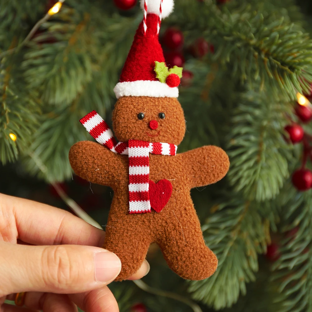 

Подвеска в виде имбиря для рождественской елки, подвесные украшения на Рождество, Рождественское украшение для дома, новогодний декор, 2022