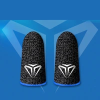 1 pair of gaming fingertip gloves anti sweat and non slip touch screen fingertips silver fiber breathable gaming fingertips