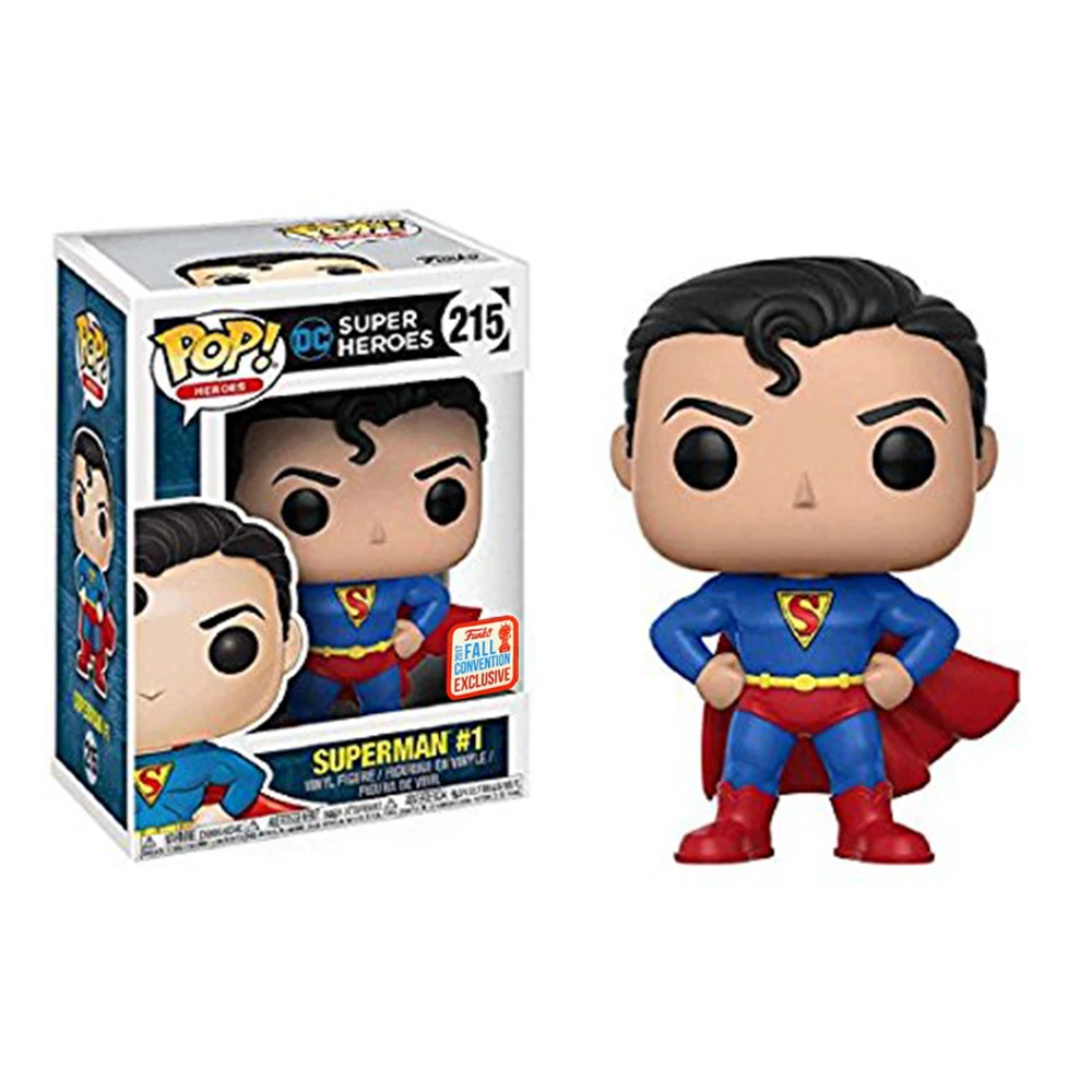 Funko pop! Супергерои Супермен #1 виниловые фигурки Коллекция ПВХ Фигурки игрушки для