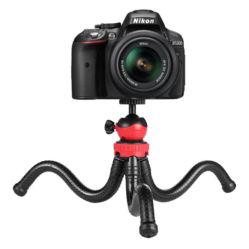 

Mobile phone tripod fixing clip supports iphone flexible sponge octopus mini tripod universal Huawei Xiaomi Samsung
