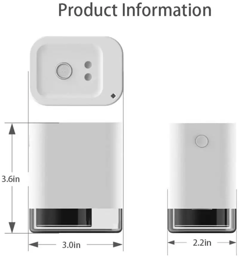 

Nebulizador Automatic Dispenser Disinfectant 75% Alcohol Touchless Infrared Sensor Hand Sanitizer Disinfection Nebulizer