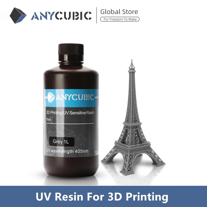 ANYCUBIC 405nm УФ Смола 3D принтеры impressora для Фотон S ЖК дисплей печать отверждения смолы
