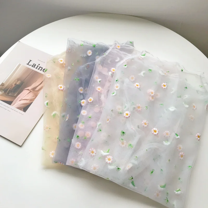 Daisy/Летняя Милая женская кружевная рубашка в стиле Лолиты, блуза в сетку с длинными рукавами, милые топы для девочек, нижняя рубашка с оборками, прозрачная