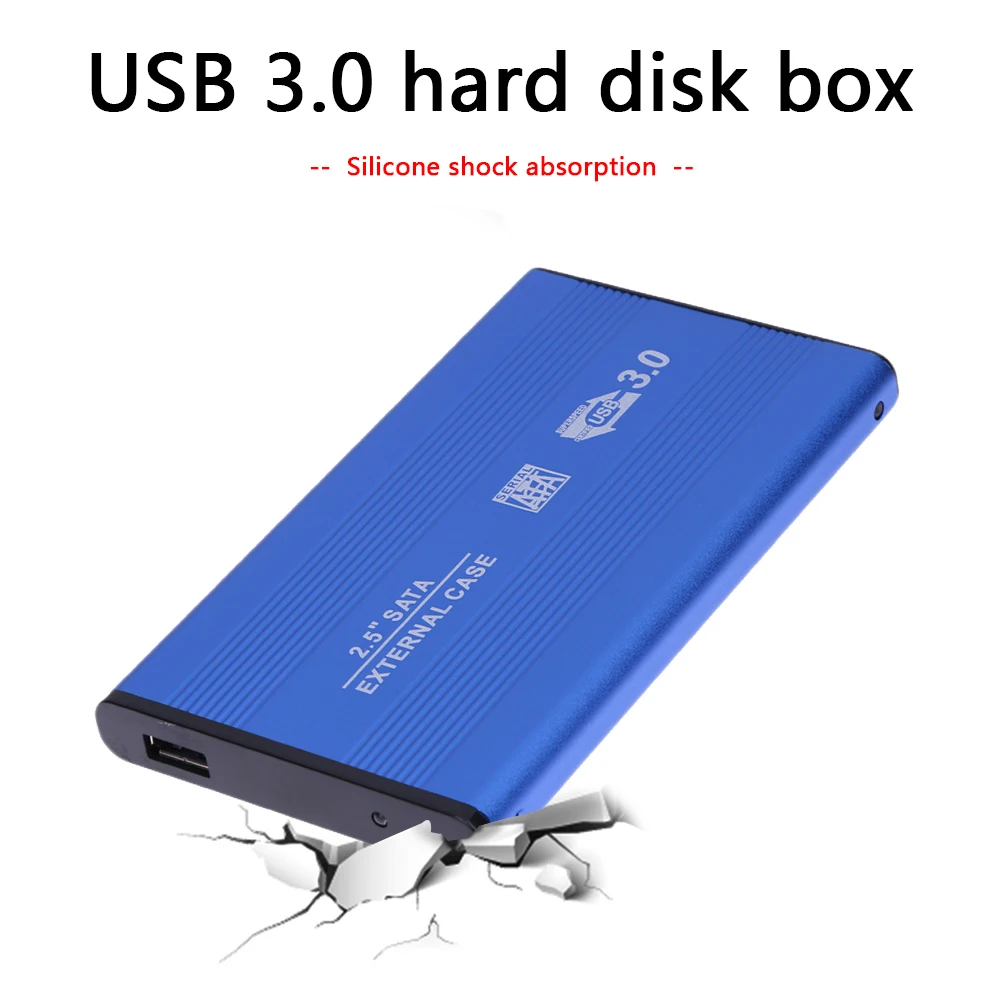 

External Hard Drive Case 2.5 SATA III II I to USB3.0 HDD SSD Enclosure Tool Free HD Enclosure Super Speed for Windows