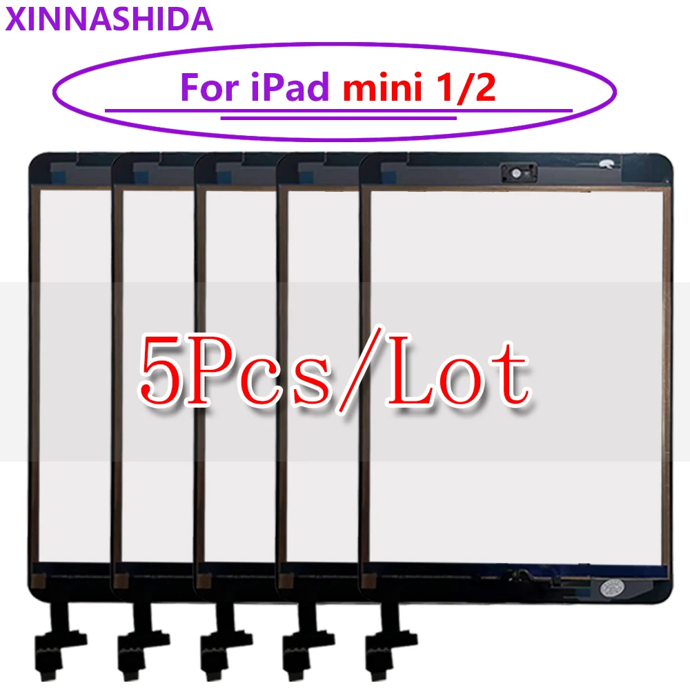 

5 шт./для iPad Mini 1 Mini 2 Mini1 A1432 A1454 A1455 Mini2 A1489 A1490 сенсорный экран дигитайзер