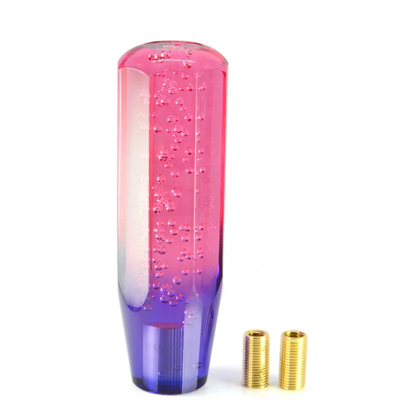 Ручка переключения передач автомобильная рычаг с прозрачными пузырьками