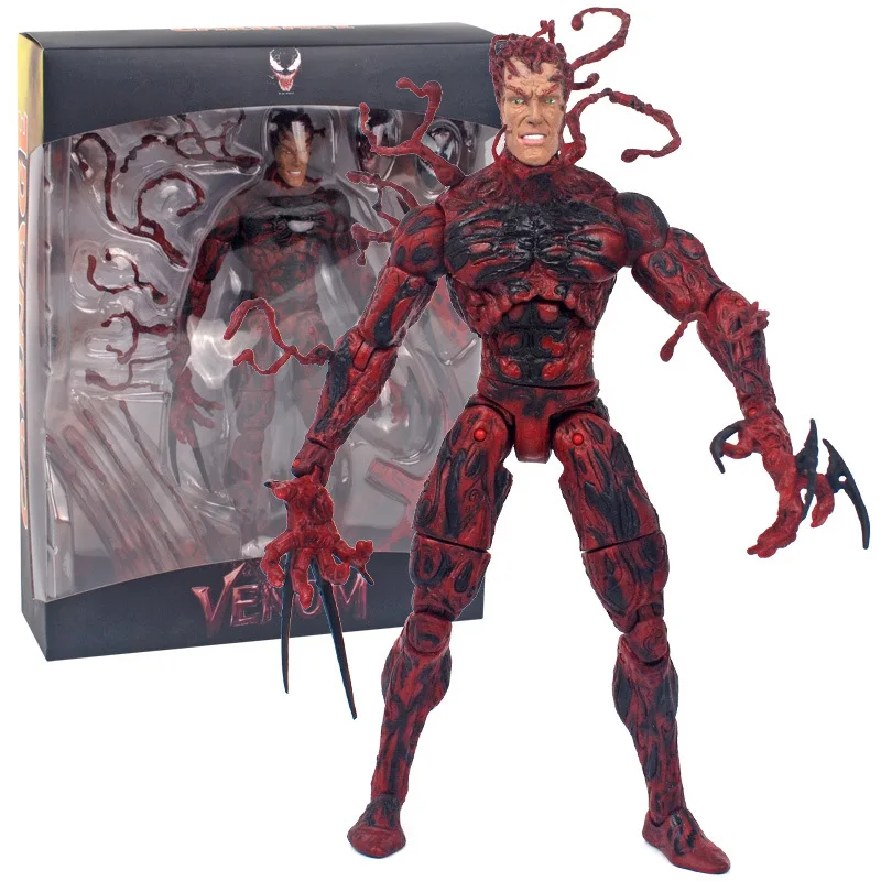 

18cm Marvel Legends Venom Action Figure Venom: Let There Be Carnage Venom Massacre Anime Figure Cletus Kasady Figurine Doll Toys