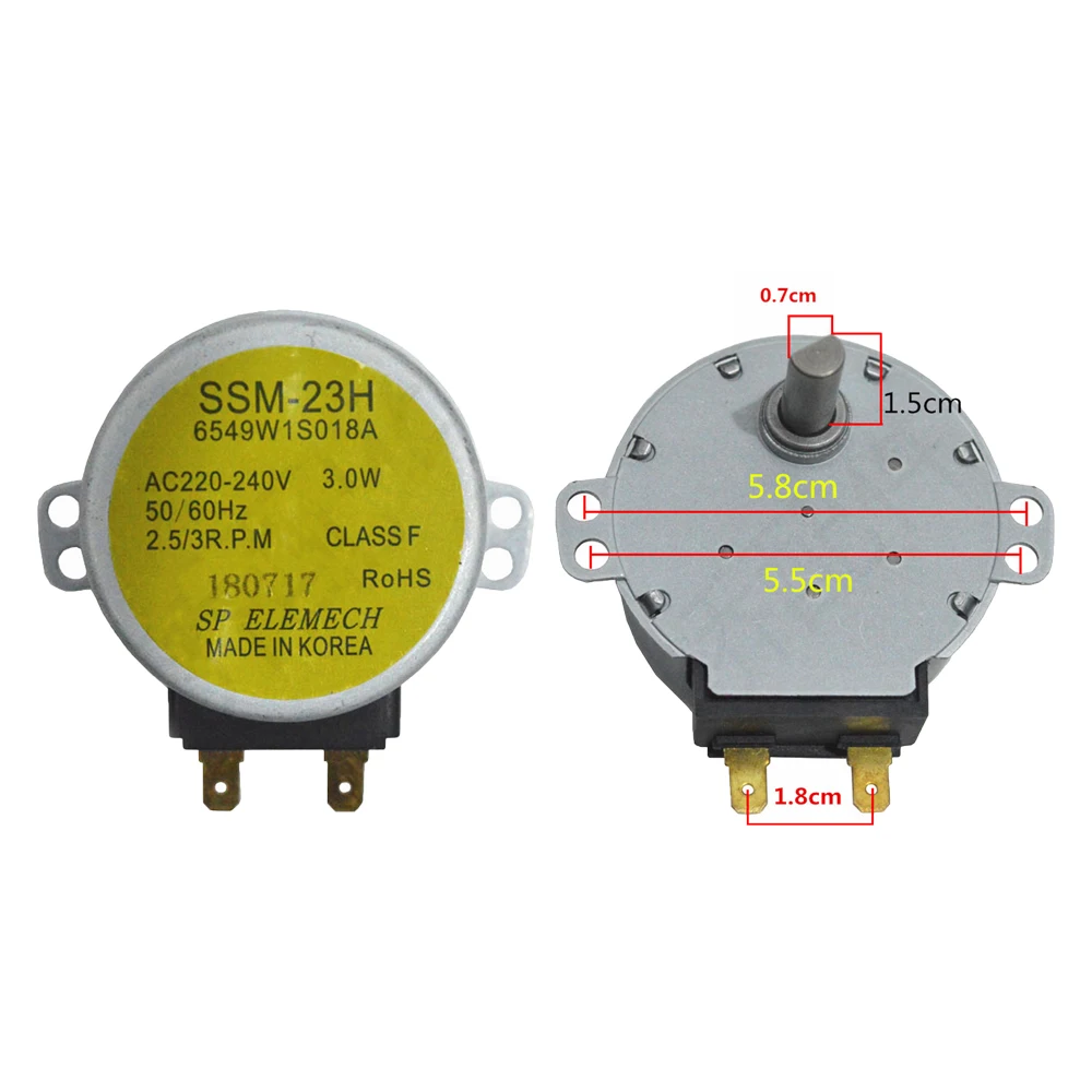 

Аксессуары для LG Φ Motor двигатель микроволновой печи MP9489SB MZ9480YRC