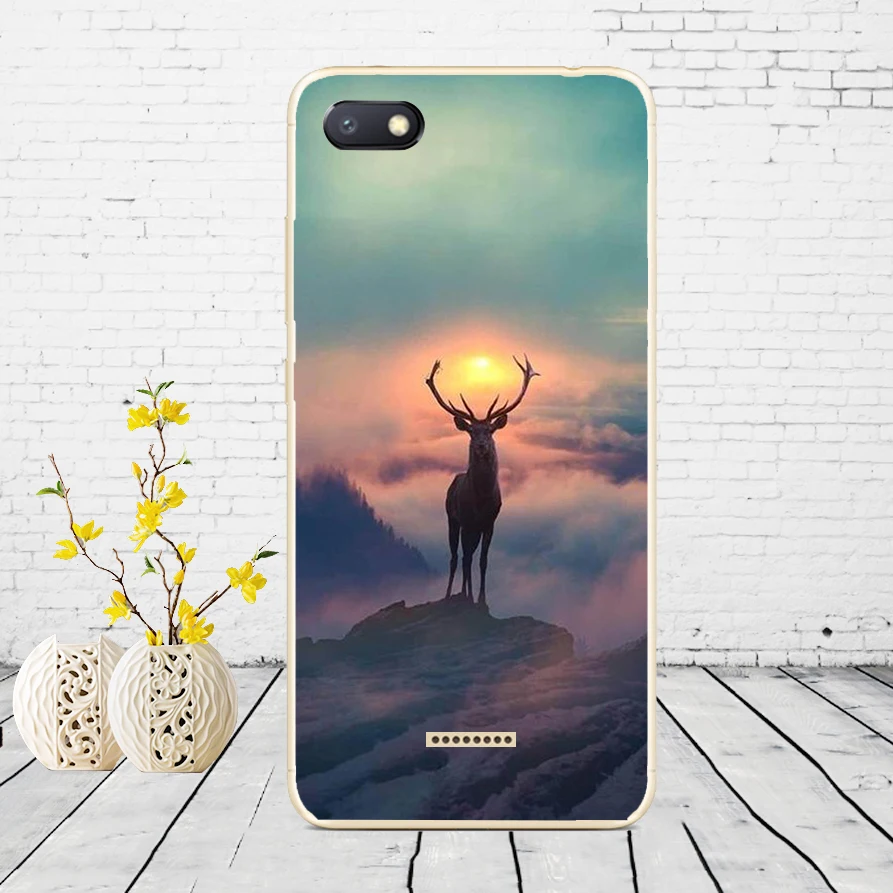 I30 Силиконовый чехол для xiaomi redmi 6a защитный чехол Мягкий ТПУ чехол для телефона Чехлы для xiaomi redmi 6A чехол бампер 6a Coque - Цвет: I30