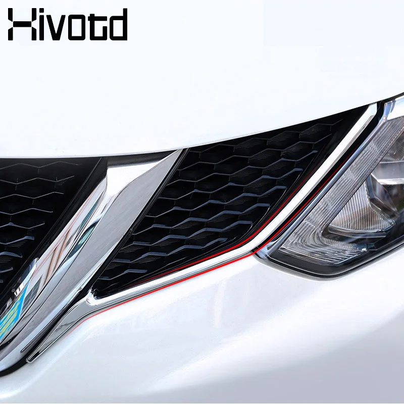 Hivotd для ниссан кашкай j11 Nissan Qashqai Dualis 2019 2020 Хромированная передняя сетчатая
