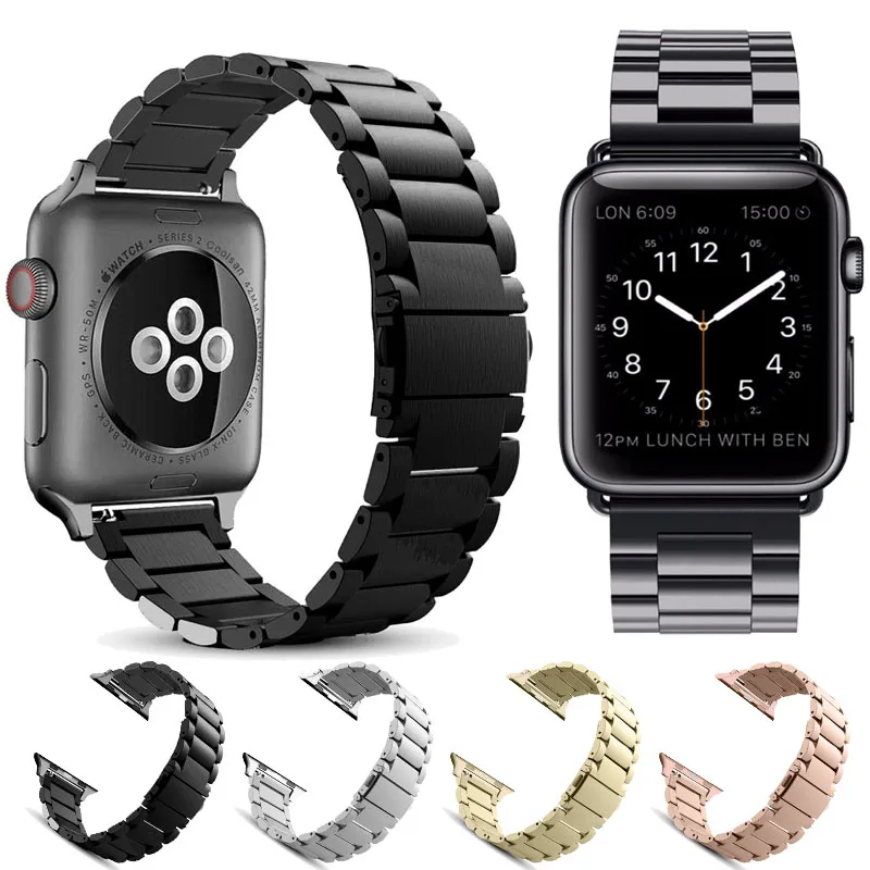 Спортивный ремешок для наручных часов Apple Watch версии 38mm42mm нержавеющая сталь