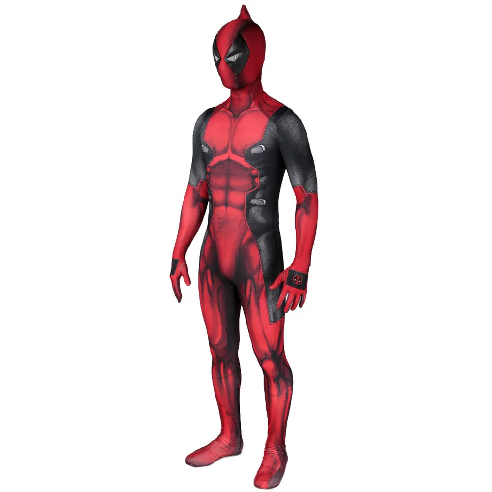 Adult/Kids deadpools Halloween costume with mask cosplay Suits Super hero Full Bodysuits costumes for party dress up fantasy |
