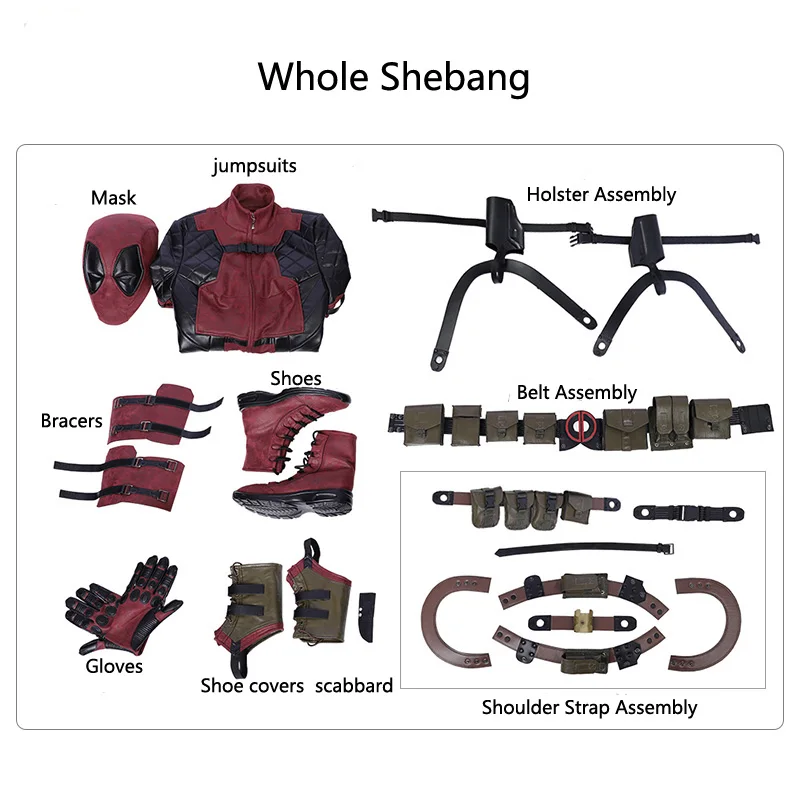 Женский костюм для косплея леди Дедпул Уэйда Уинстона Уилсона боди Делюкс полный