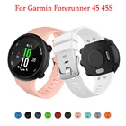 Силиконовый ремешок для наручных часов Garmin Forerunner 45 45s, спортивный браслет, модный сменный Браслет, ремешок для Forerunner45