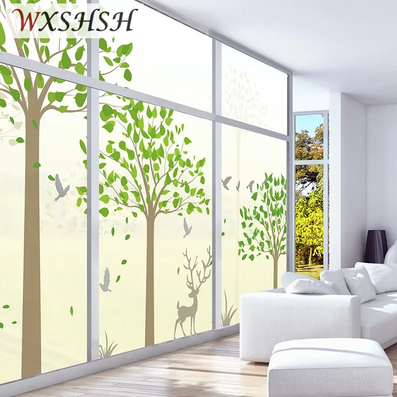 Изготовление размеров под заказ электростатическое окно пленка Декор для дома с