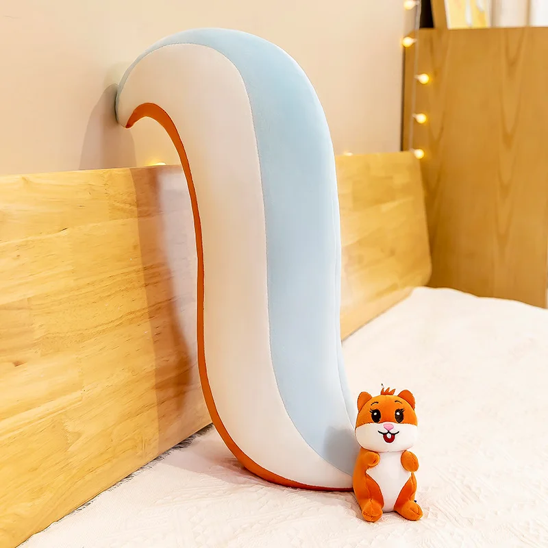 Огромная плюшевая белка 70-130 см кавайная большая кукла мягкая игрушка