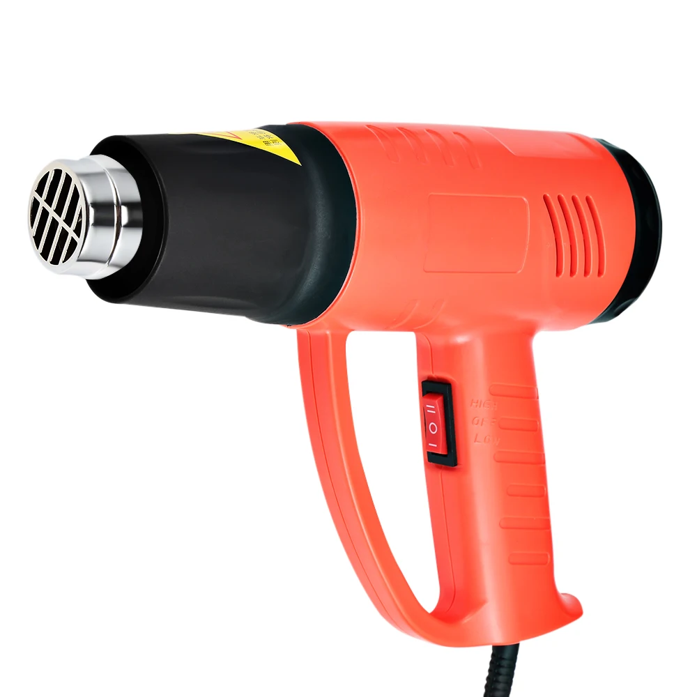 2000 Вт Электрический пистолет горячего воздуха тепловая мощность инструмент с 4