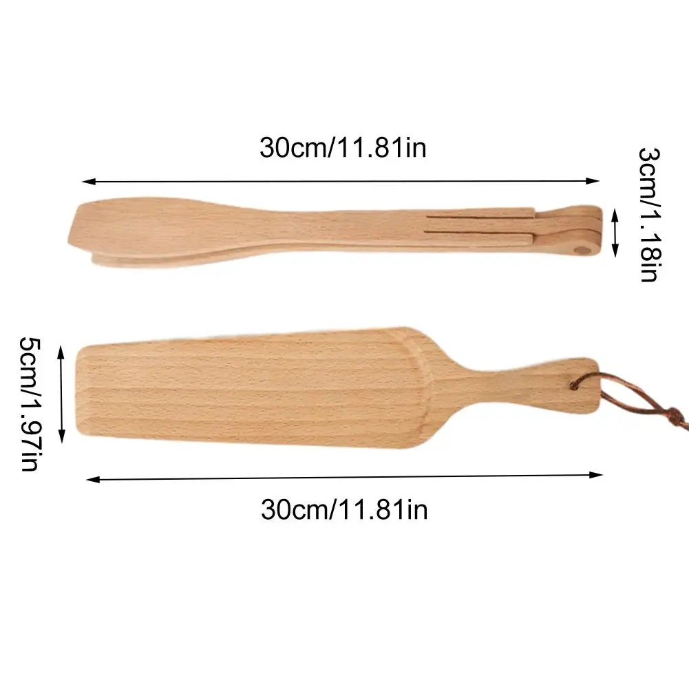 

1PC Wooden Barbecue Tongs Clip Beef Steak Clamp Baking Tool Food Toast Salad Tongs For Home Kitchen Outdoor Barbecue