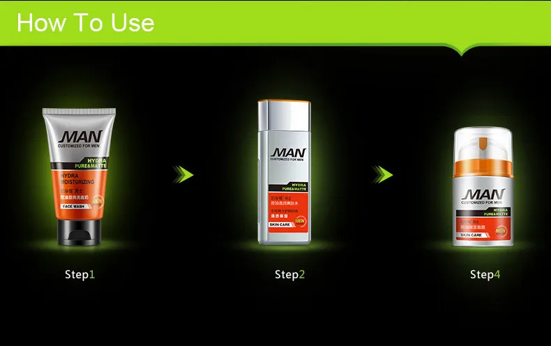 BIOAQUA-Глубокое Очищающее Средство для мужчин тонер и эмульсия уход за лицом