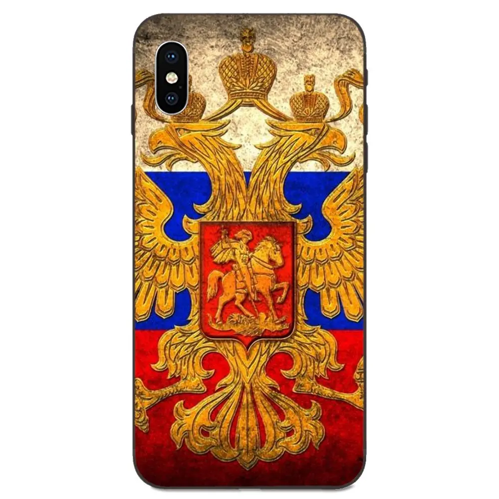 Мягкий хипстерский чехол из ТПУ с флагом России для Xiaomi Redmi Note 3 3S 4 4A 4X 5 5A 6 6A 7 7A K20 Plus