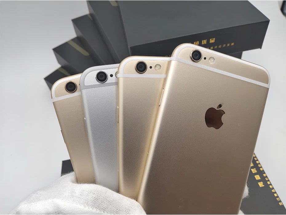 Разблокированный Apple iPhone 6 Plus 16/64GB Встроенная память 5,5 дюймов 1080P Дисплей двухъядерный 1,4 ГГц 8,0 МП Камера 3g WCDMA 4 аппарат не привязан к оператору сотовой связи для б/у мобильных телефонов