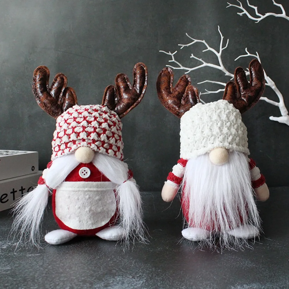 

Figurine Ornaments 2022 New Year gifts Christmas Gift For Kid Christmas Elk Doll christmas decorations for home Reindeer