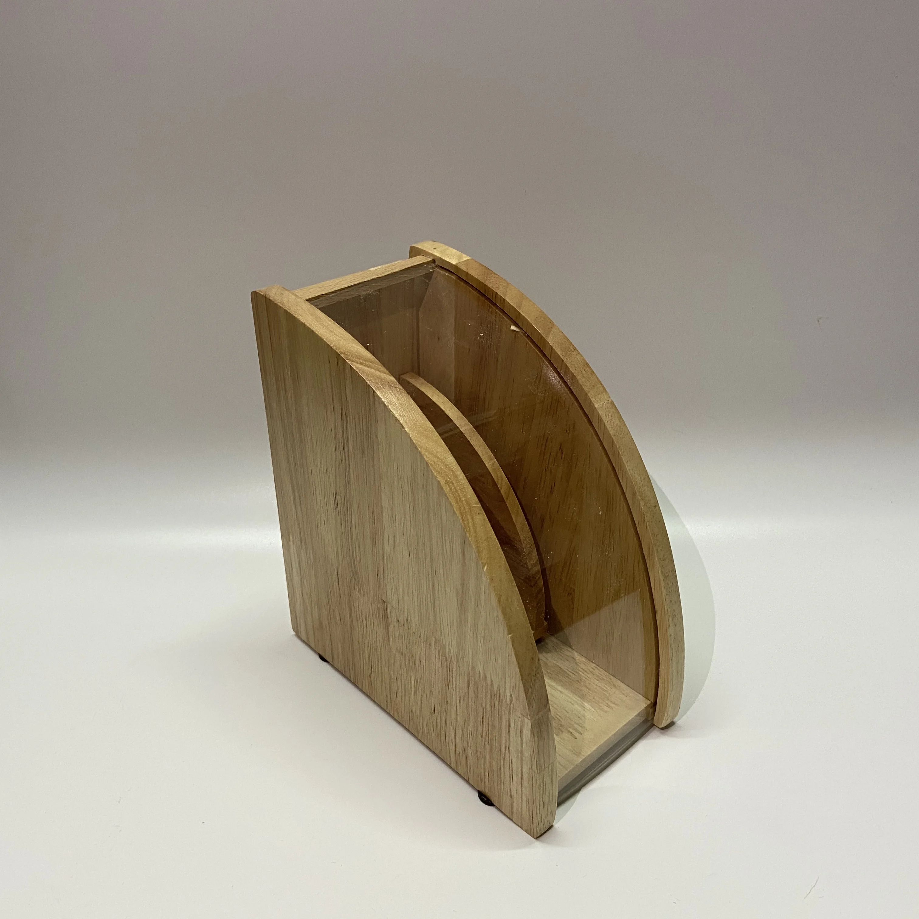 Деревянный кофейник бариста ручной работы контейнер для фильтров от пыли