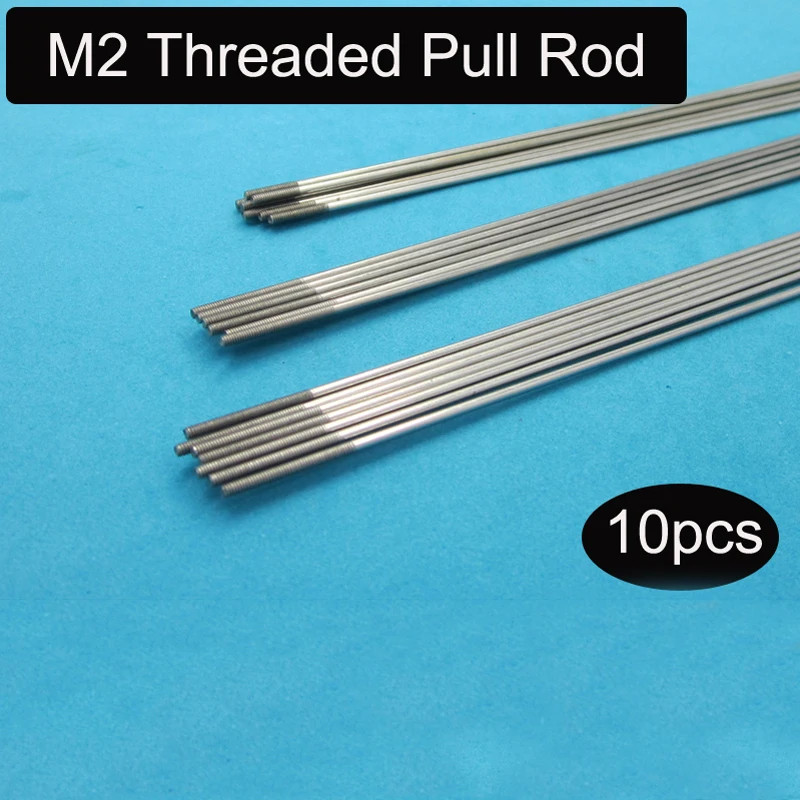 Тяговая штанга M2 10 шт. двойная Резьбовая Серводвигатель из нержавеющей стали 304
