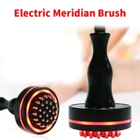 household vibration massager waist shoulder neck meridian scraping heating micro electricity plug in electric meridian brush